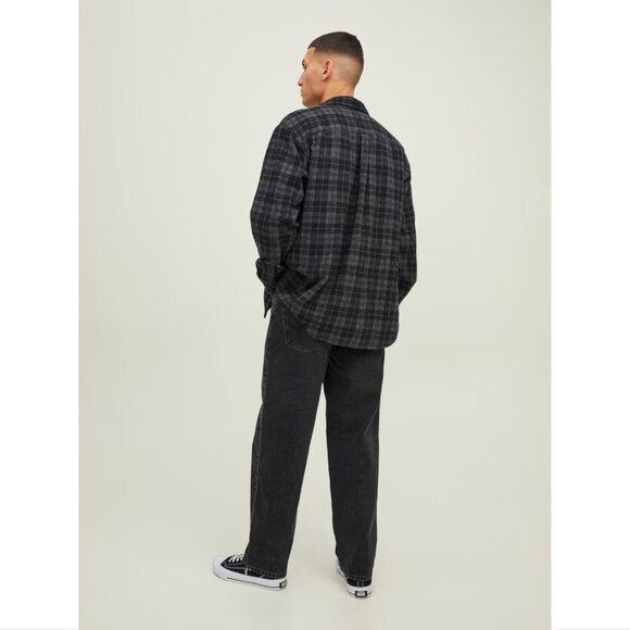 Jack & Jones JJIEddie JJOriginal Baggy Jeans - Black - 34Wx27L - Picture 15 of 15